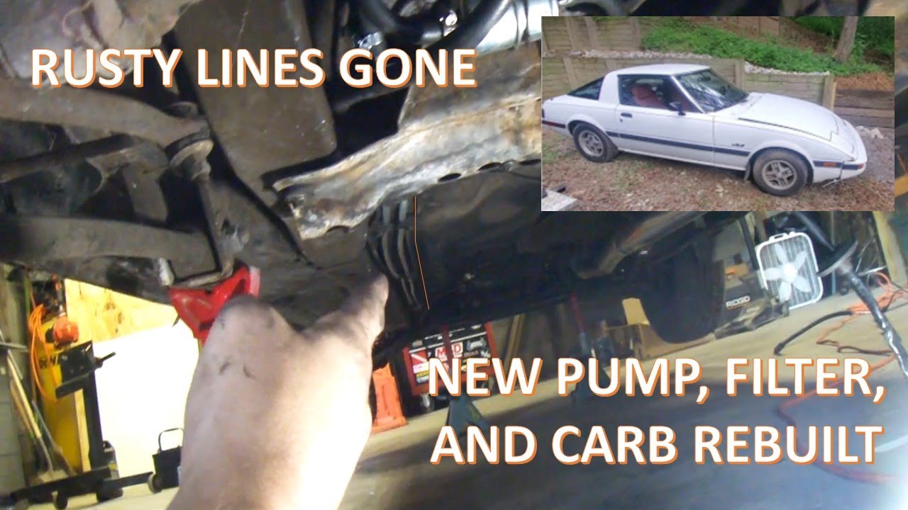 FB RX7 - Replacing Metal Fuel Lines
