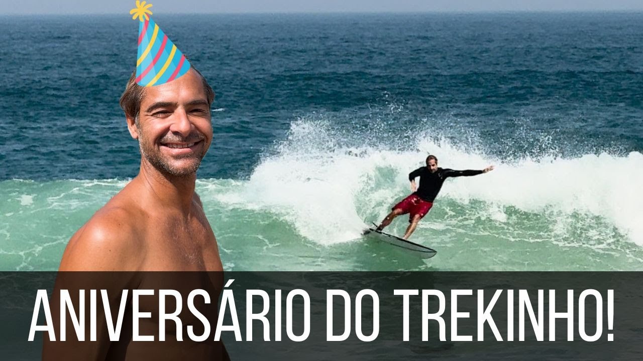 MUITA RESENHA E SURFE NA PRAIA DO LEBLON NO ANIVERSÁRIO DO NOSSO ÍDOLO MARCELO TREKINHO! - EP 12