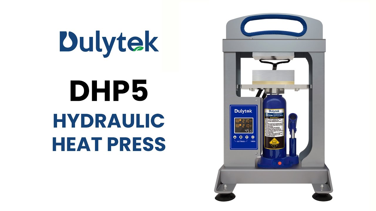 Dulytek DHP5 5 Ton Hydraulic Heat Press - How To Use It