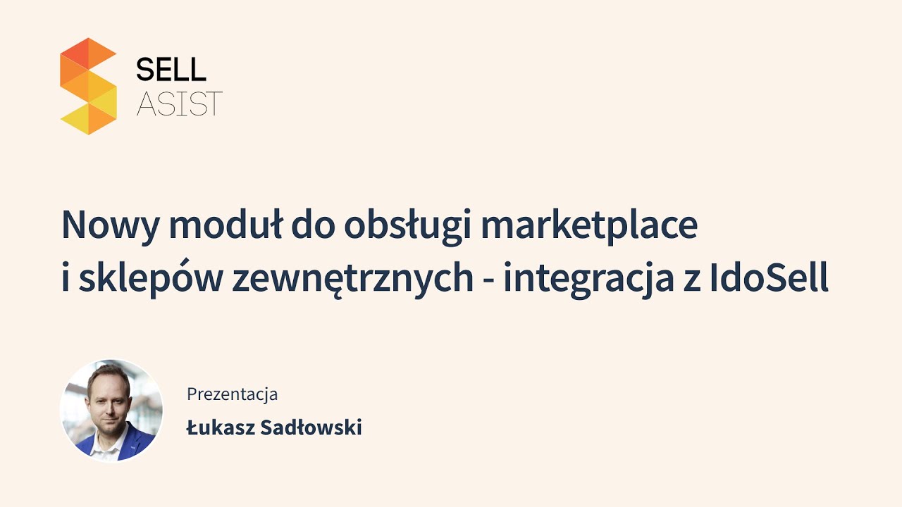 Nowy moduł do obsługi marketplace i sklepów zewnętrznych - integracja z IdoSell