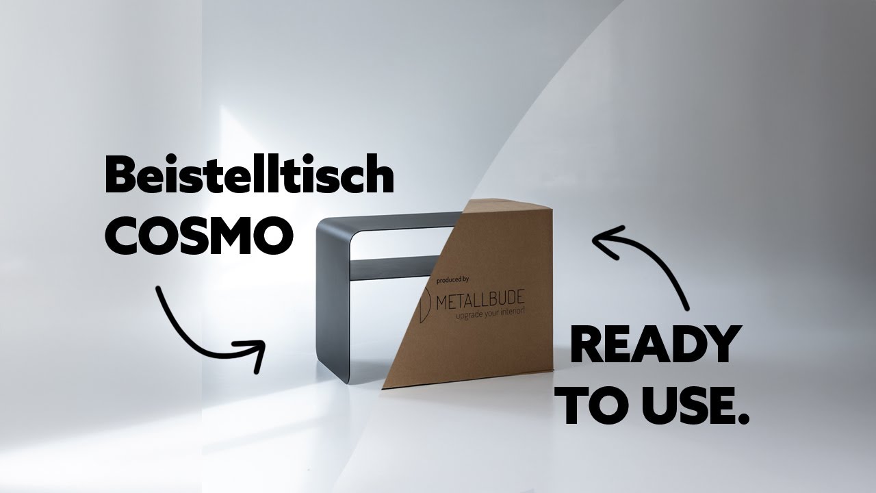Beistelltisch COSMO: Ausgepackt & aufgestellt | Metallbude - upgrade your interior!