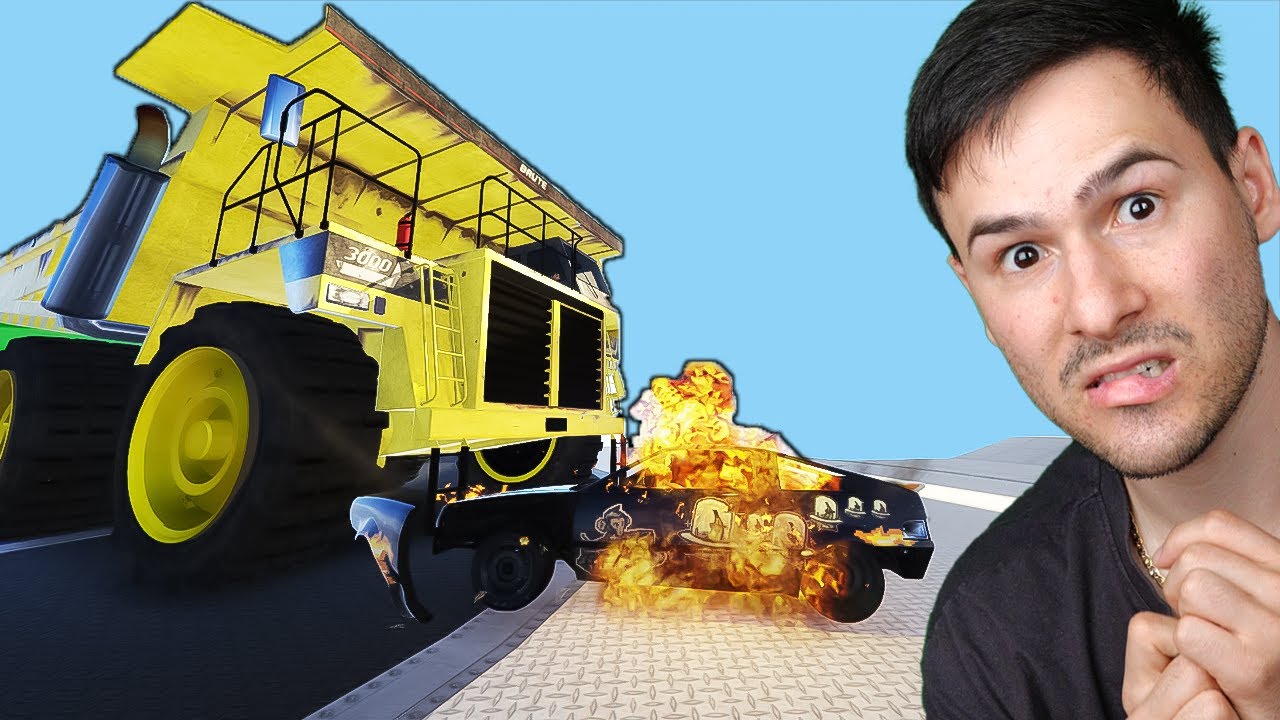СБЛЪСКАХ СЕ С НАЙ-ГОЛЕМИЯ КАМИОН В GTA 5😱