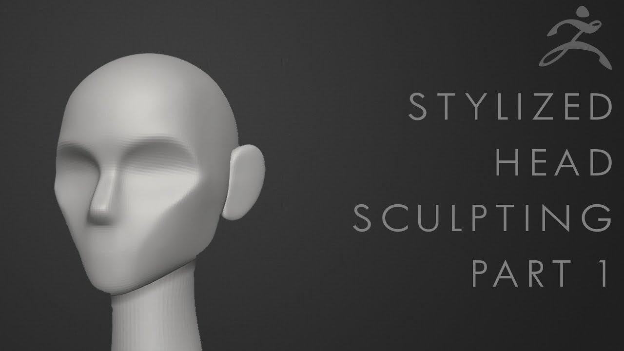 Как создать стилизованную голову в Zbrush — Урок 1