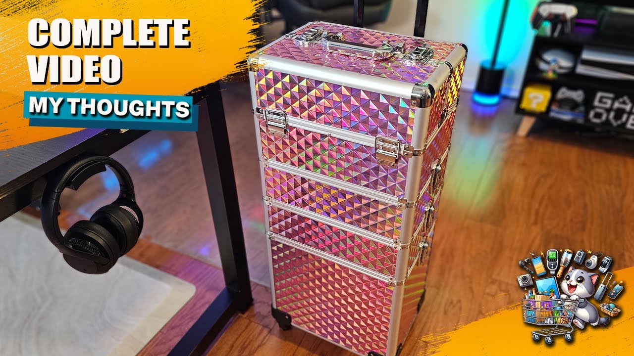 Yaheetech 4-in-1 Makeup Train Case Review &ndash; The Ultimate Beauty Organizer!