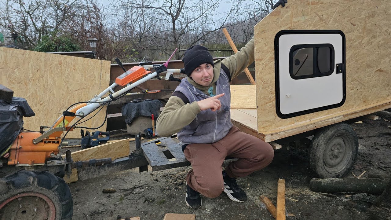 Construiesc o rulotă de camping pentru motocultor . [ep . 1]