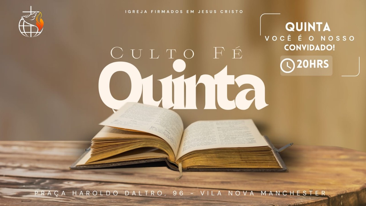 Culto Fé | Perseverando na palavra da Fé | Pr. Marcos Vieira.