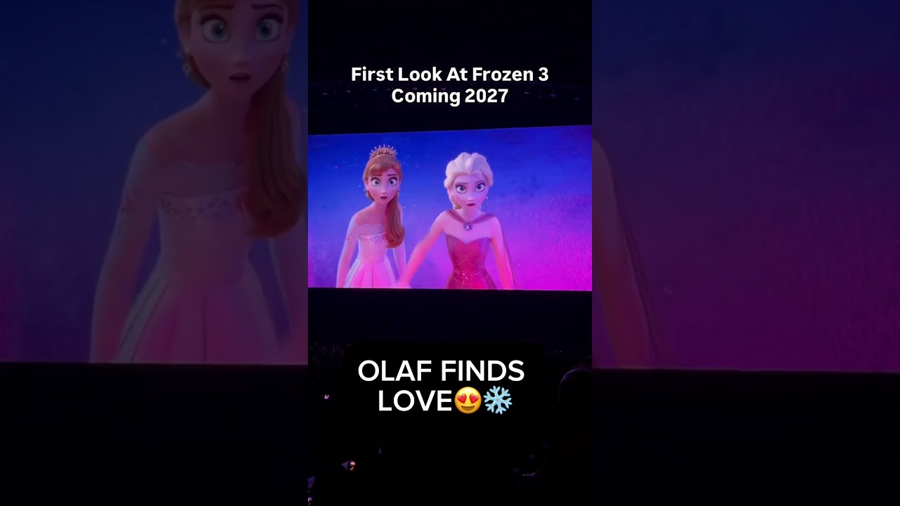 First Look at FROZEN 3 ❄️😍 #D23 #D23Creator