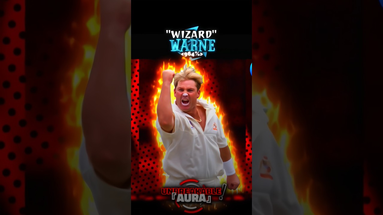 The Spin Wizard Shane Warne 🔥✨