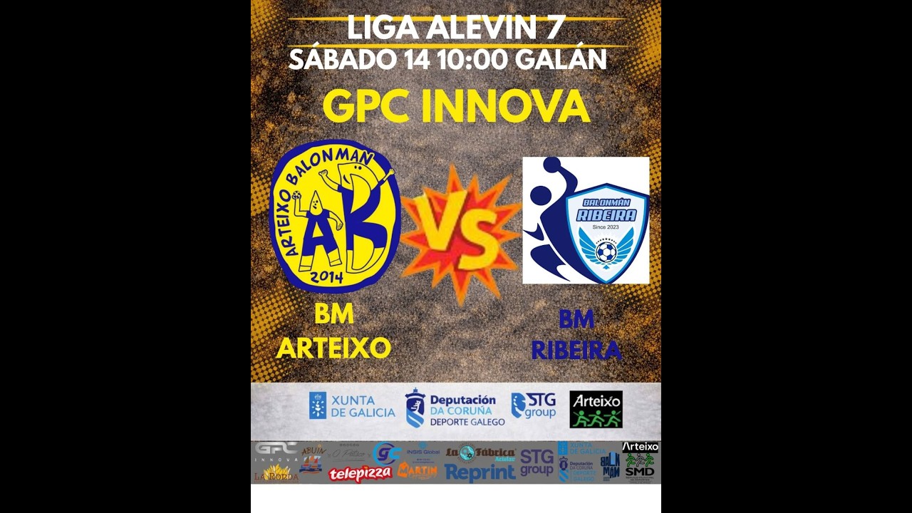 (AL 7) GPC Innova Arteixo Femenino 🆚 Alfrio Club Balonman Ribeira 14/02/2026