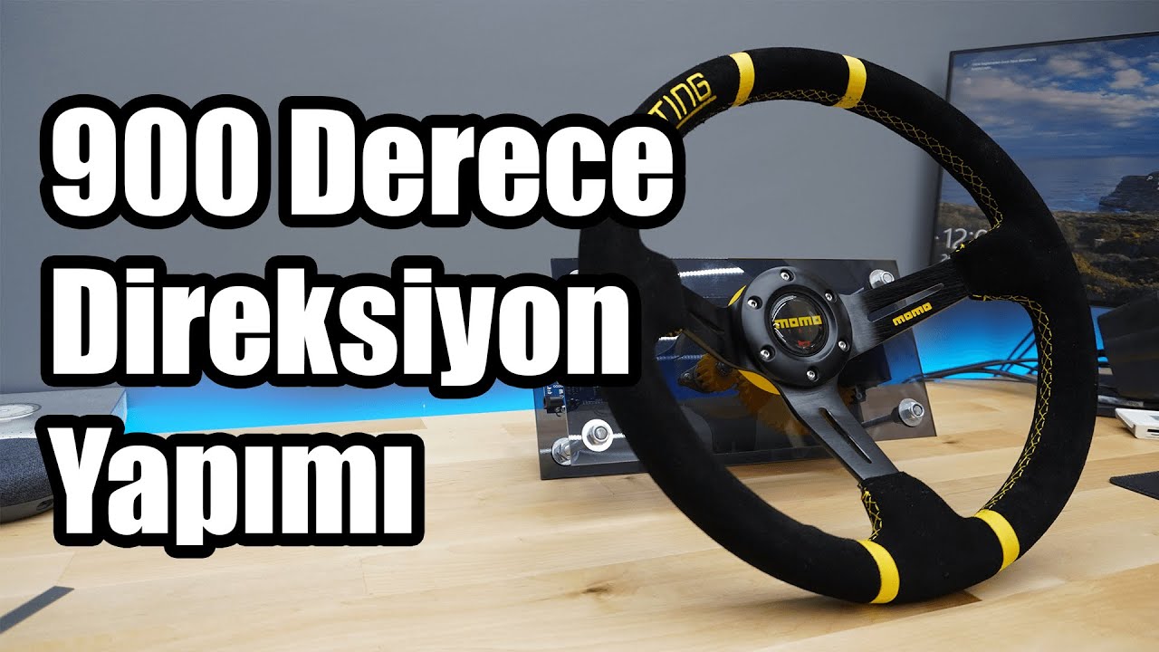 900 Derece Direksiyon Seti Yapımı (En Ucuz Versiyon - Arduino)