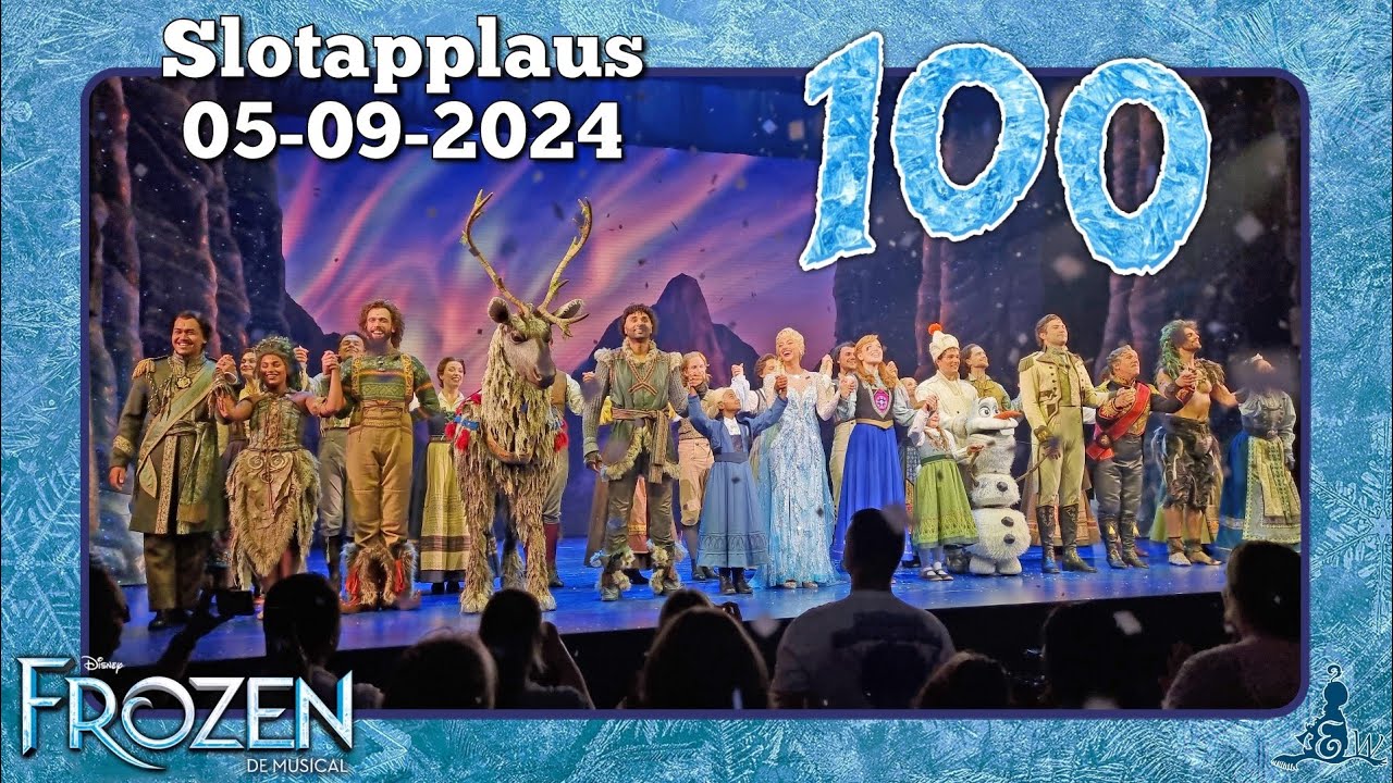 [Musical Frozen] Slotapplaus 100ste voorstelling 05-09-2024 (4K)
