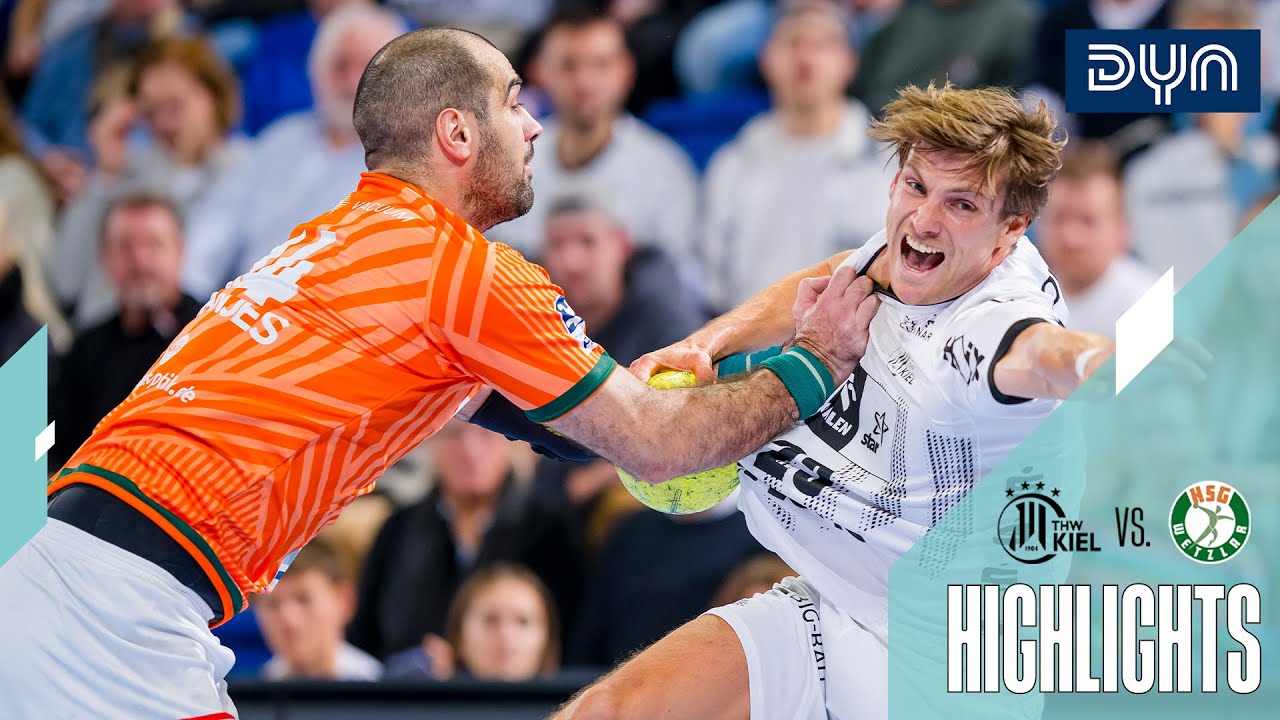 Highlights: THW Kiel vs HSG Wetzlar