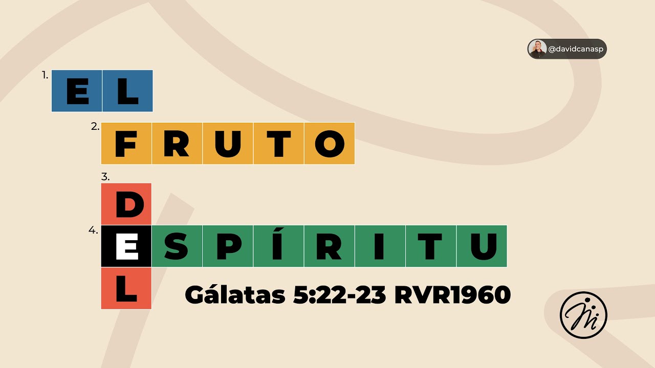 El fruto del Espíritu: Amor | Pastor David Cañas | 20 de Agosto 2023