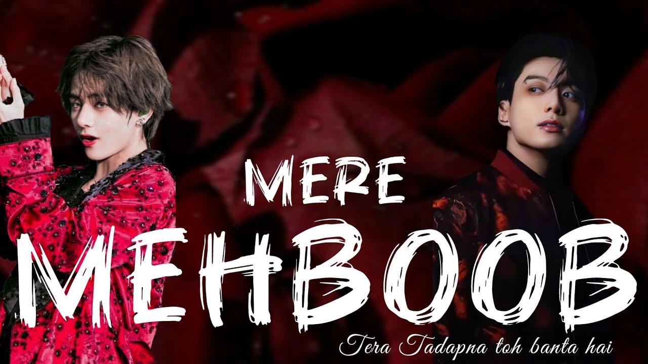 Mere Mehboob Tera Tadapna toh banta hai | Taekook Fmv (Requested)#bts #taekook #taehyung #jk