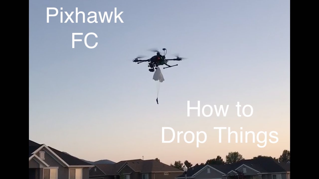 Pixhawk Grabber How to, PLUS Water Ballon/Parachute Drop by Drone