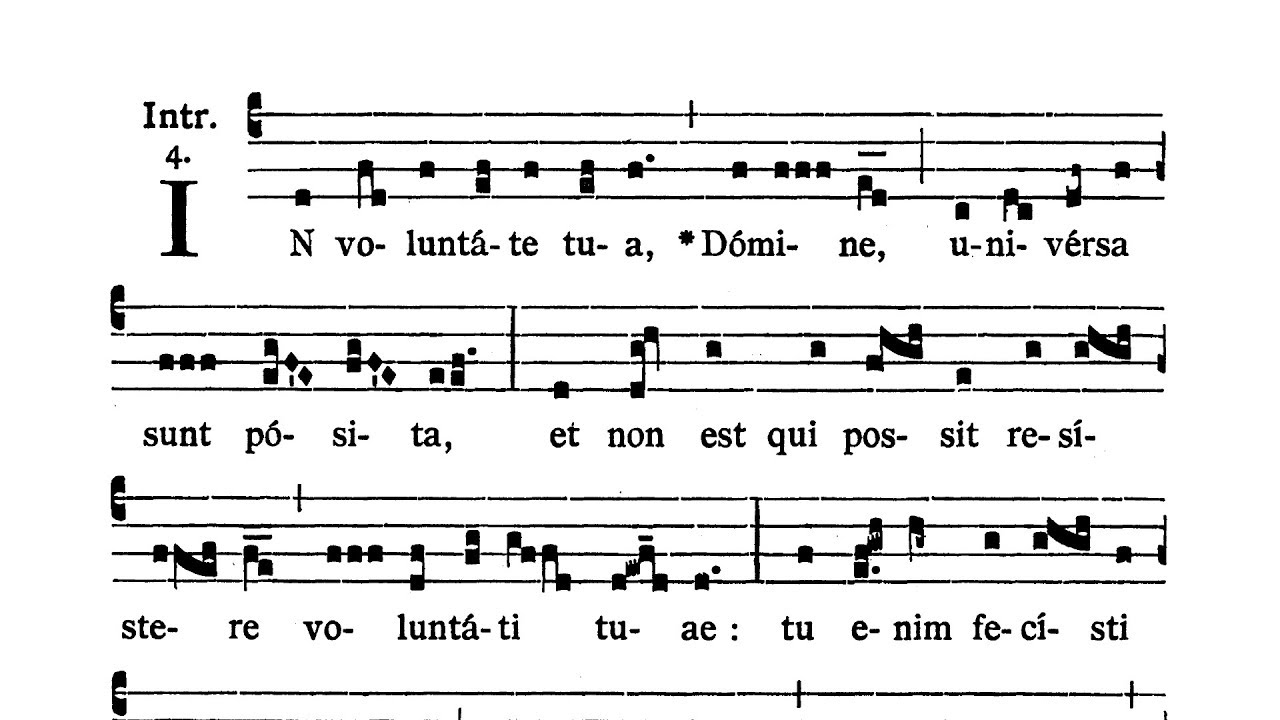 Dominica XXI post Pentecosten - Introitus (In voluntate tua)