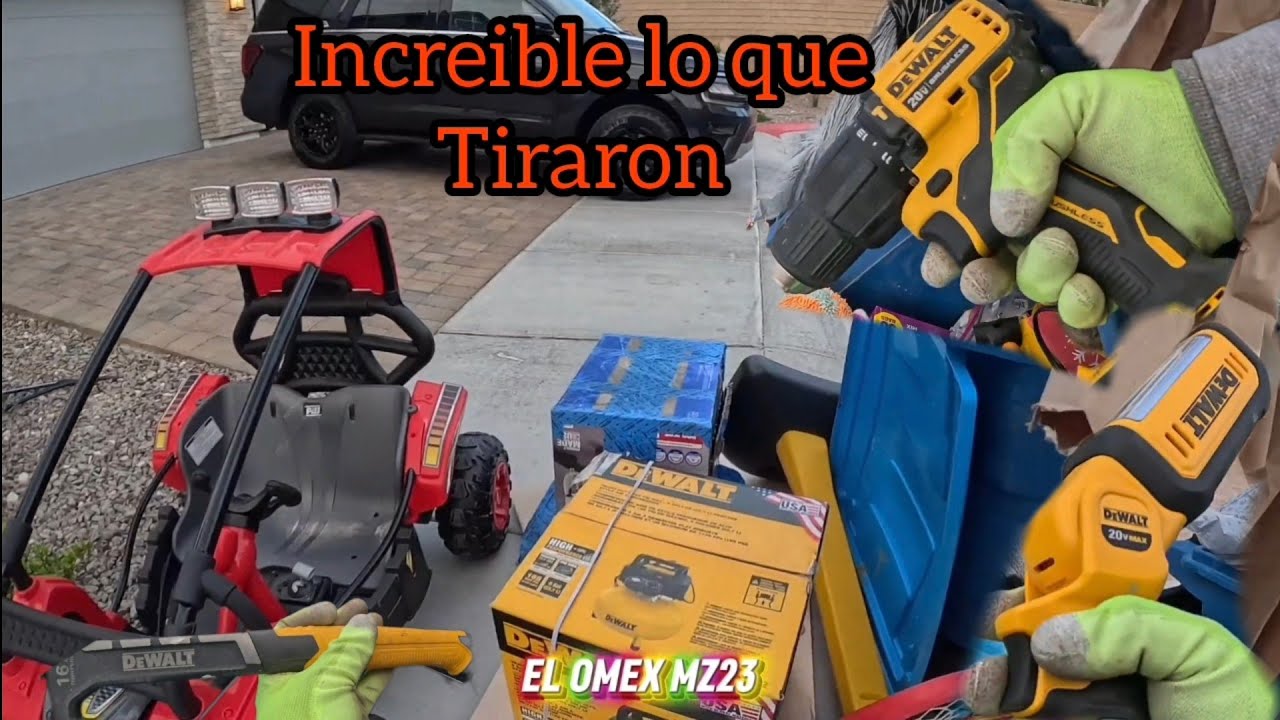 LO QUE TIRAN EN USA 🇺🇸  RESCATAMOS HERRAMIENTA Y MUCHO MAS 