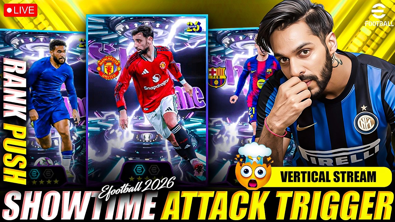 efootball 2026 | squad review with rank push🔥| Stream 444| #live #efootball #pes #efootball2026