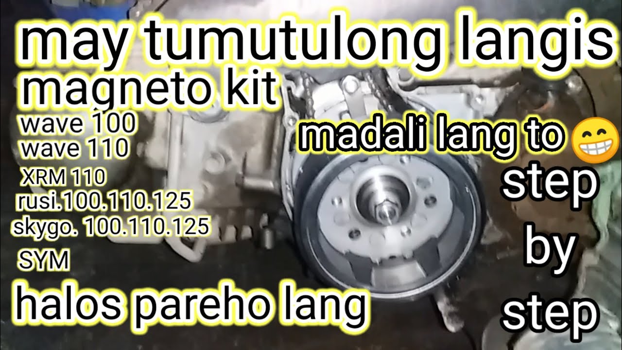paano magpalit ng magneto kit. Honda wave 100