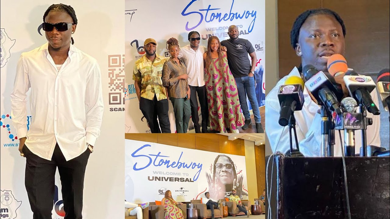 Stonebwoy Drips As Universal Music Group (DefJam) Welcomes Him In Ghana+Talks Abt How It Took 5Years