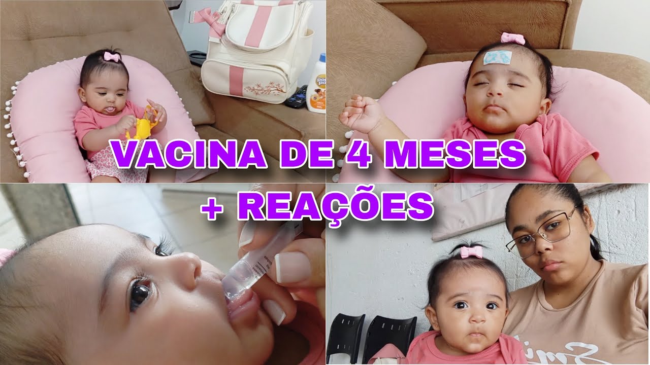 VACINA DE 4 MESES💉+ REAÇÕES+ DICAS E CUIDADOS! #vacina