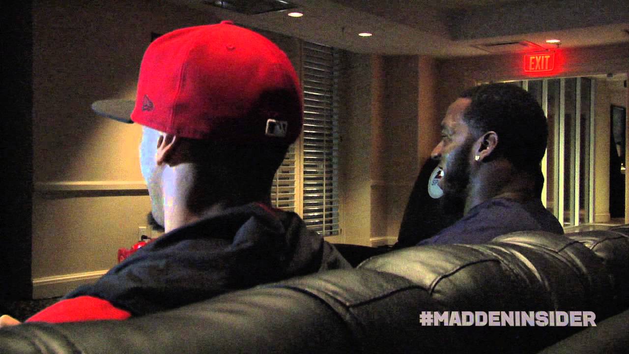Colin Kaepernick & Patrick Willis face off in Madden NFL 13 prior to Super Bowl 47