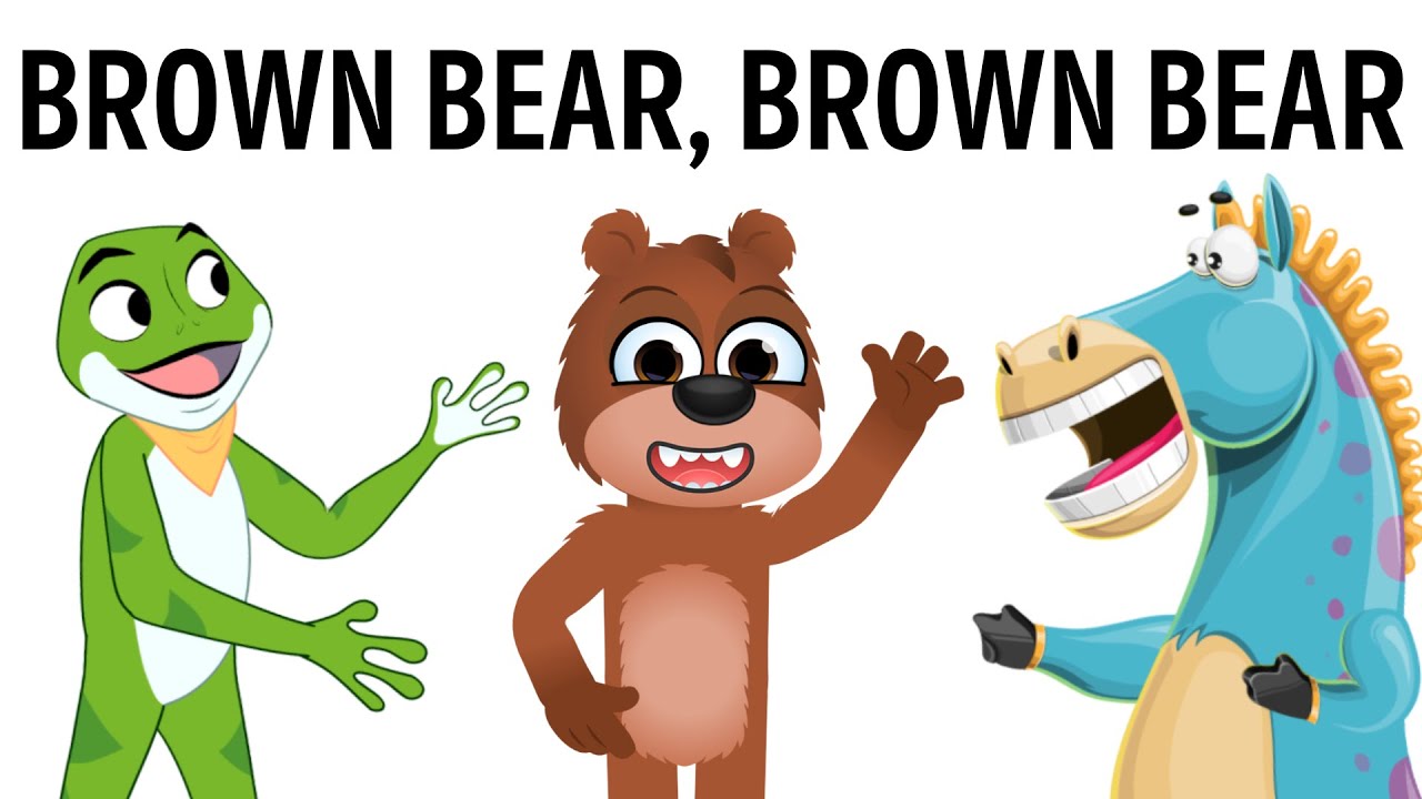 Brown Bear Brown Bear What do you See? | Hide and Seek Animals Story for Kids