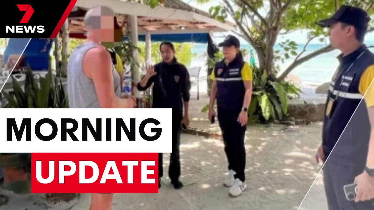Queenslander arrested in Thailand; Daylesford charges dropped; Sydney train strikes | 7NEWS
