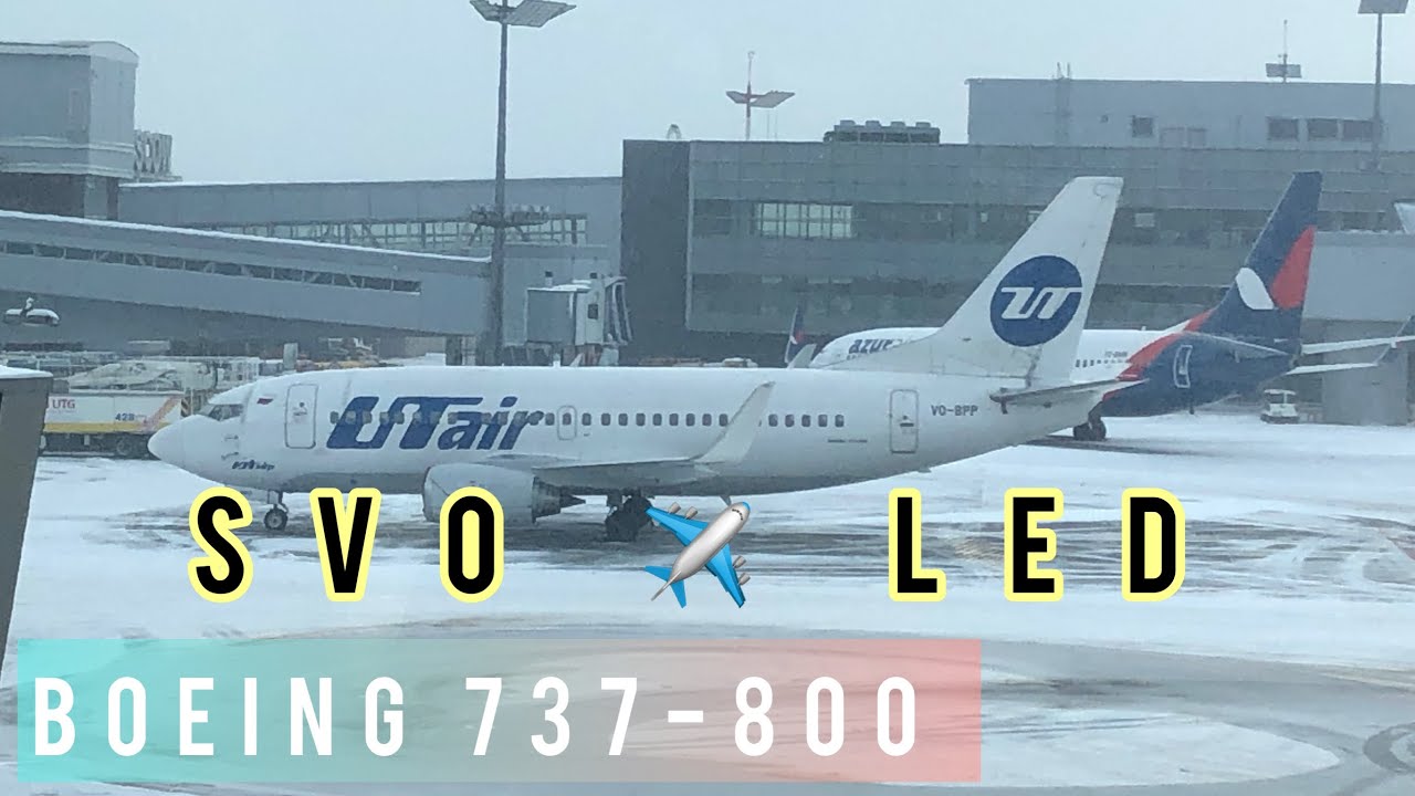 Pobeda Airlines (ECONOMY) | SVO ✈️LED  | Boeing 737-800 ✈️🇷🇺 4K