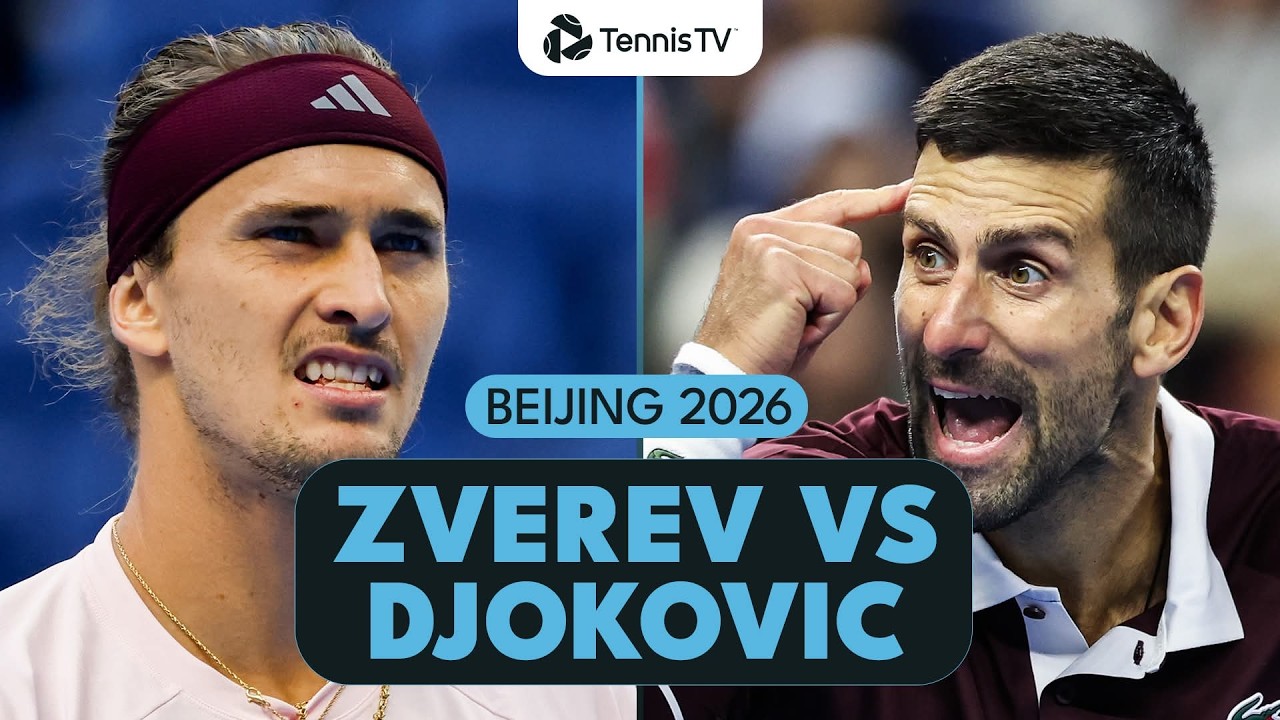 Alexander Zverev vs Novak Djokovic BLOCKBUSTER Clash 🍿 | Beijing 2026 Match Highlights