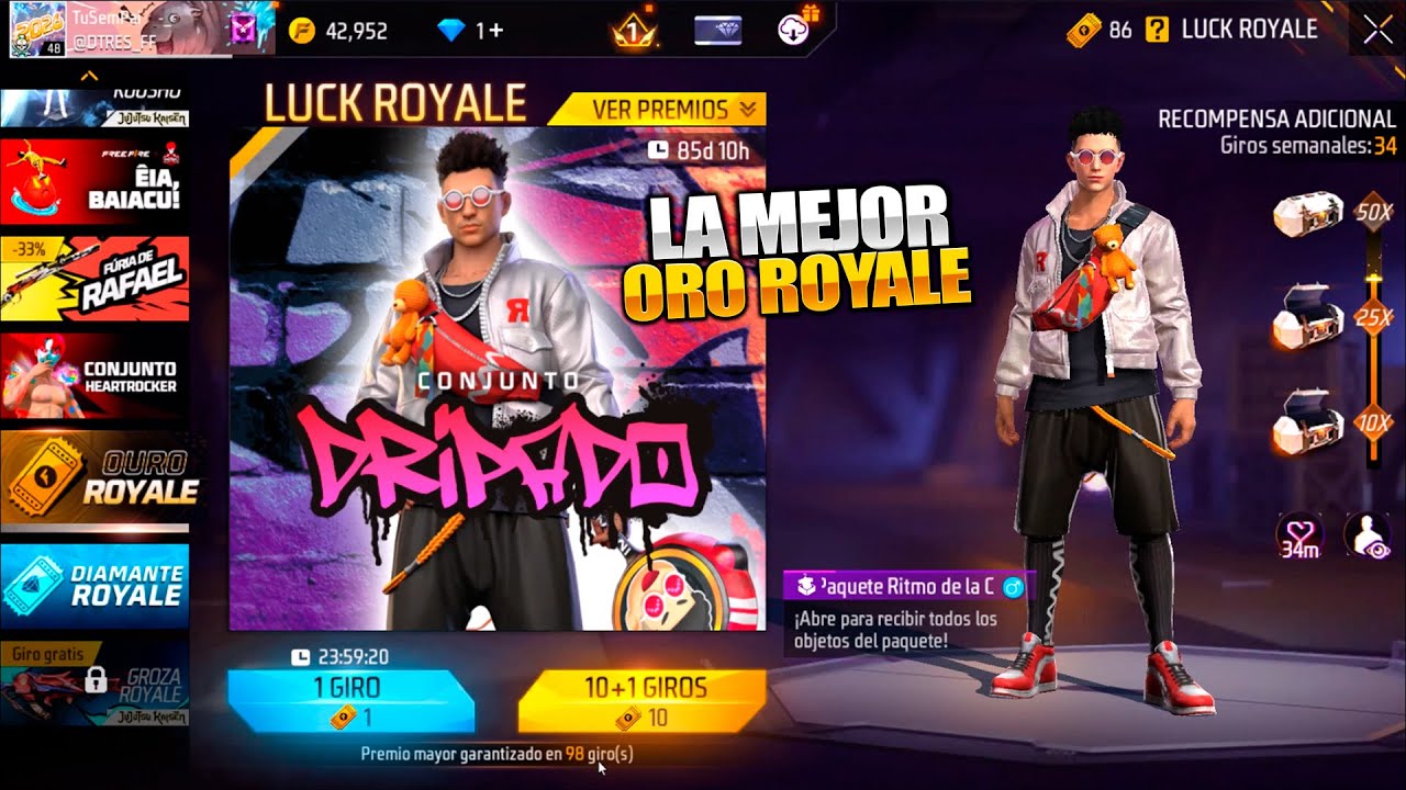🌟LA MEJOR ORO ROYALE Y DIAMANTE ROYALE DE FREE FIRE