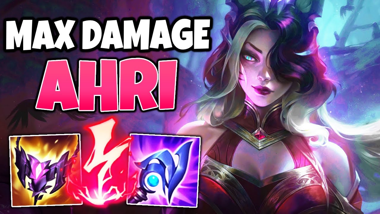 MAX DAMAGE FULL AP AHRI MID | Diamond Commentary | League of Legends