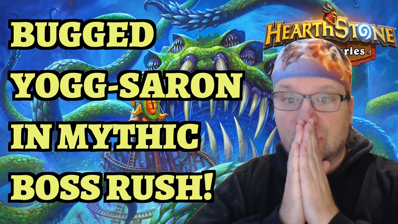 BUGGED Yogg-Saron and a Crazy Ahune Fight - Level 140 Mythic Boss Rush - Hearthstone Mercenaries