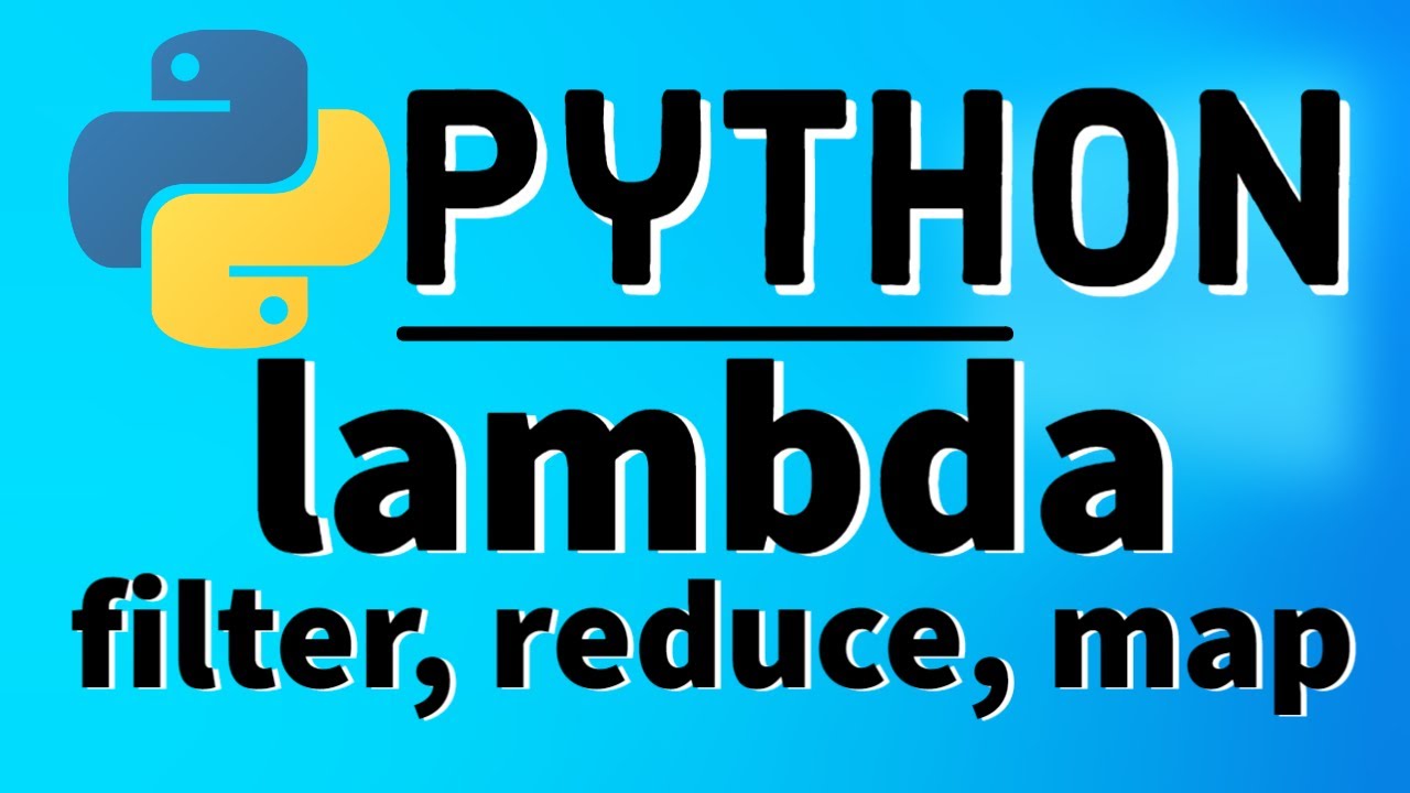 Lambda Functions in Python | Python lambda (Anonymous Functions) | filter, map, reduce