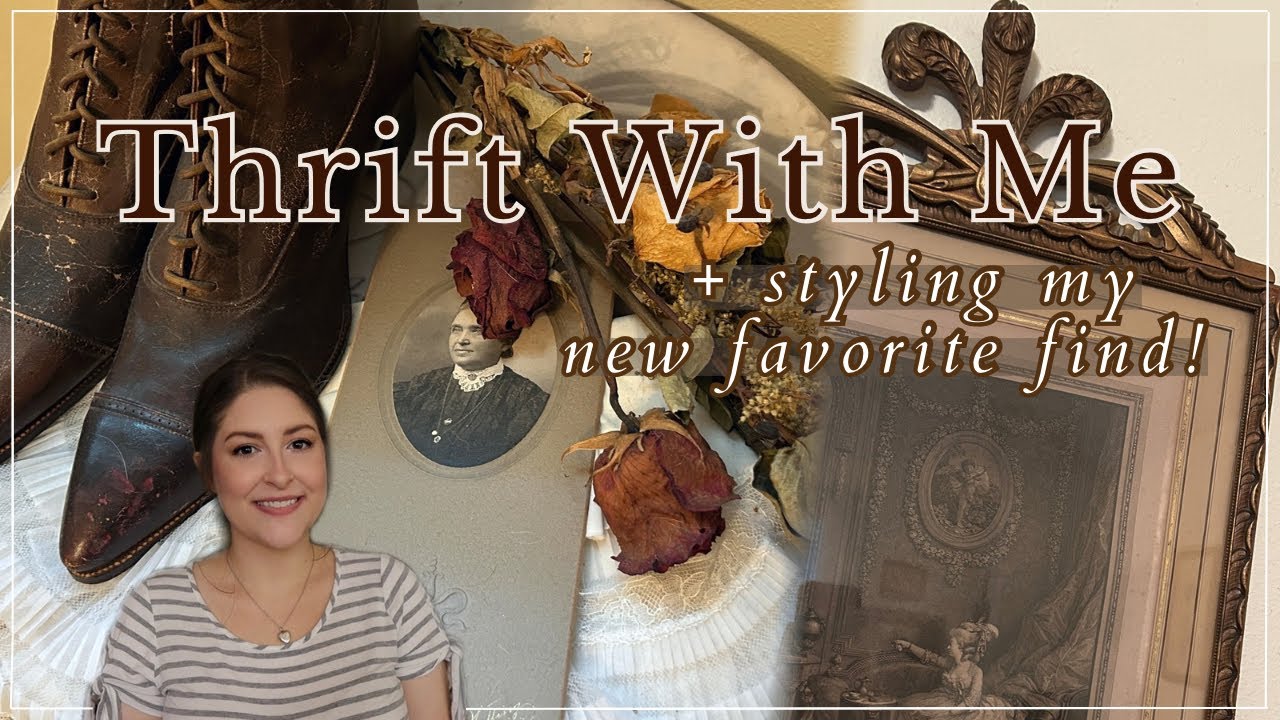 HALF OFF EVERYTHING! THRIFT WITH ME FOR HOME DECOR & STYLED THRIFT HAUL! / Goodwill