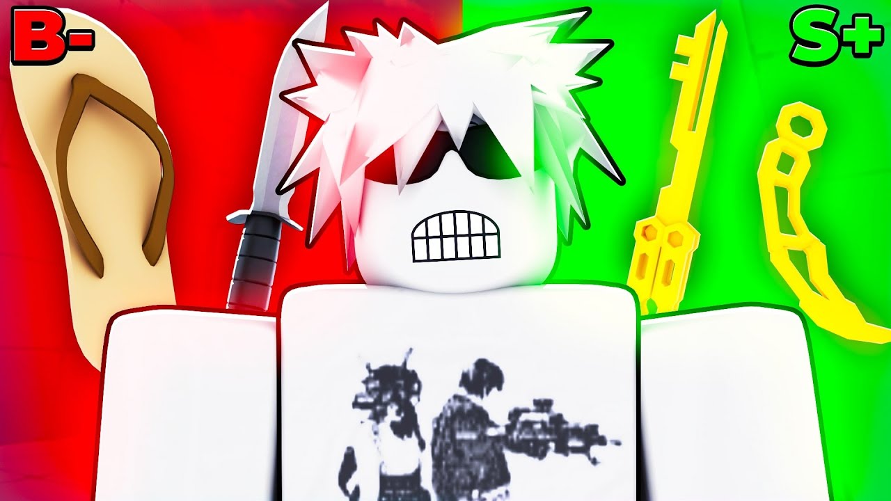 I RANKED Every KNIFE SKIN! (Roblox Rivals)