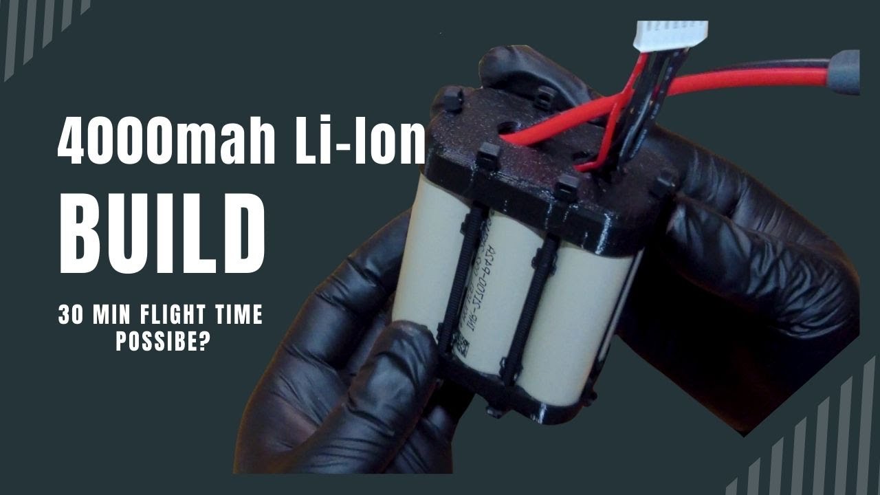 Building a High-Capacity 21700 Battery Pack for Long-Range Drones