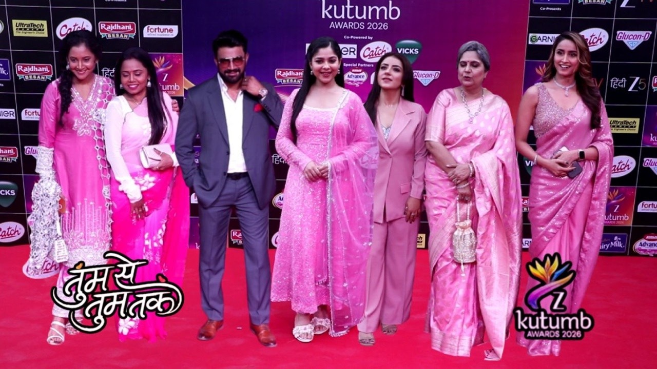 Tum Se Tum Tak Cast Arya, Anu, Meera, Gayatri, Pushpa At Zee Kutumb Awards 2026