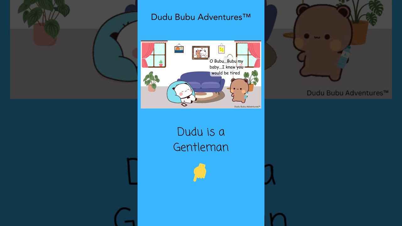Dudu is a GENTLEMAN 🐻😇 #shorts #bubududuvideos #bearpanda