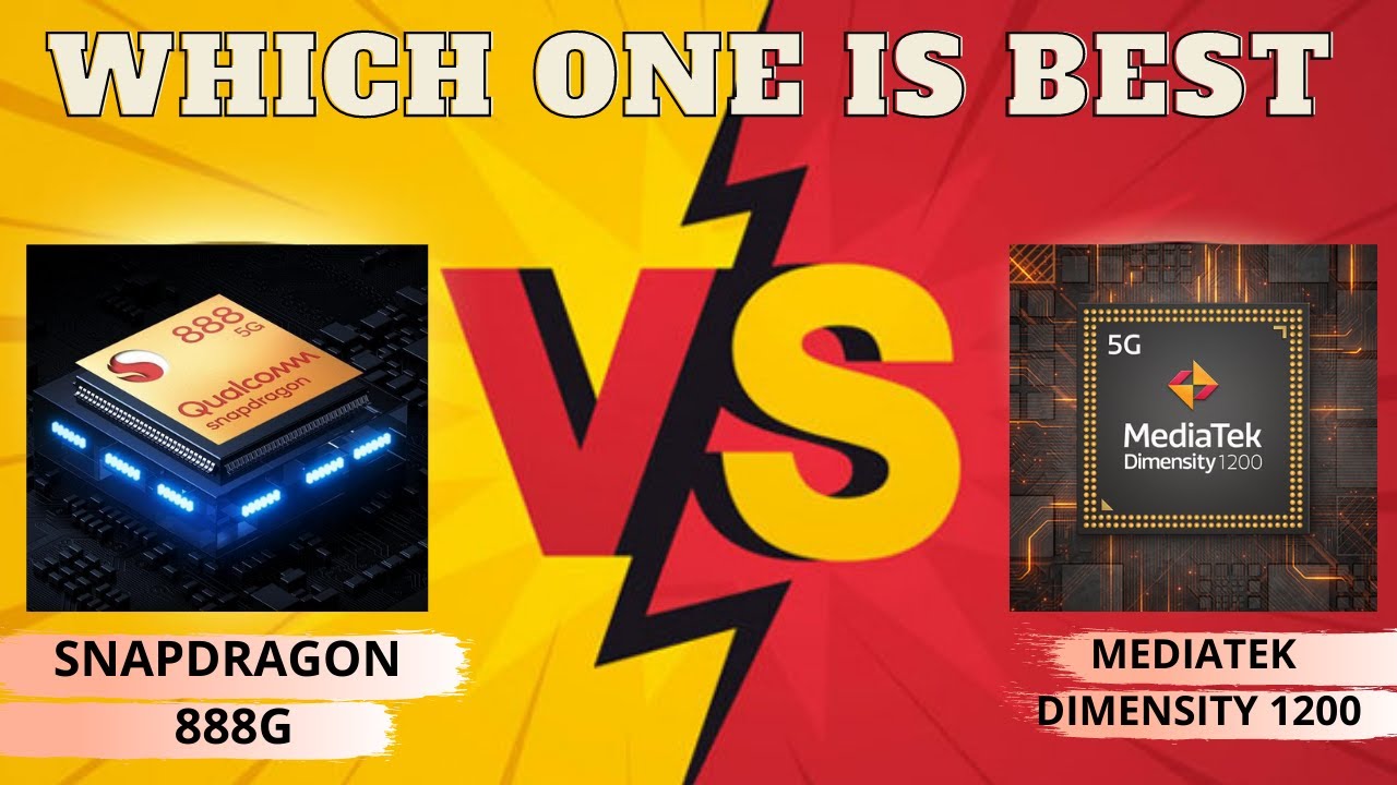Qualcomm Snapdragon 888 vs Mediatek Dimensity 1200 comparison| August 2021