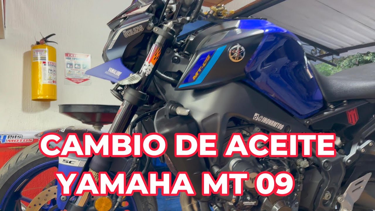 CAMBIO DE ACEITE YAMAHA MT 09