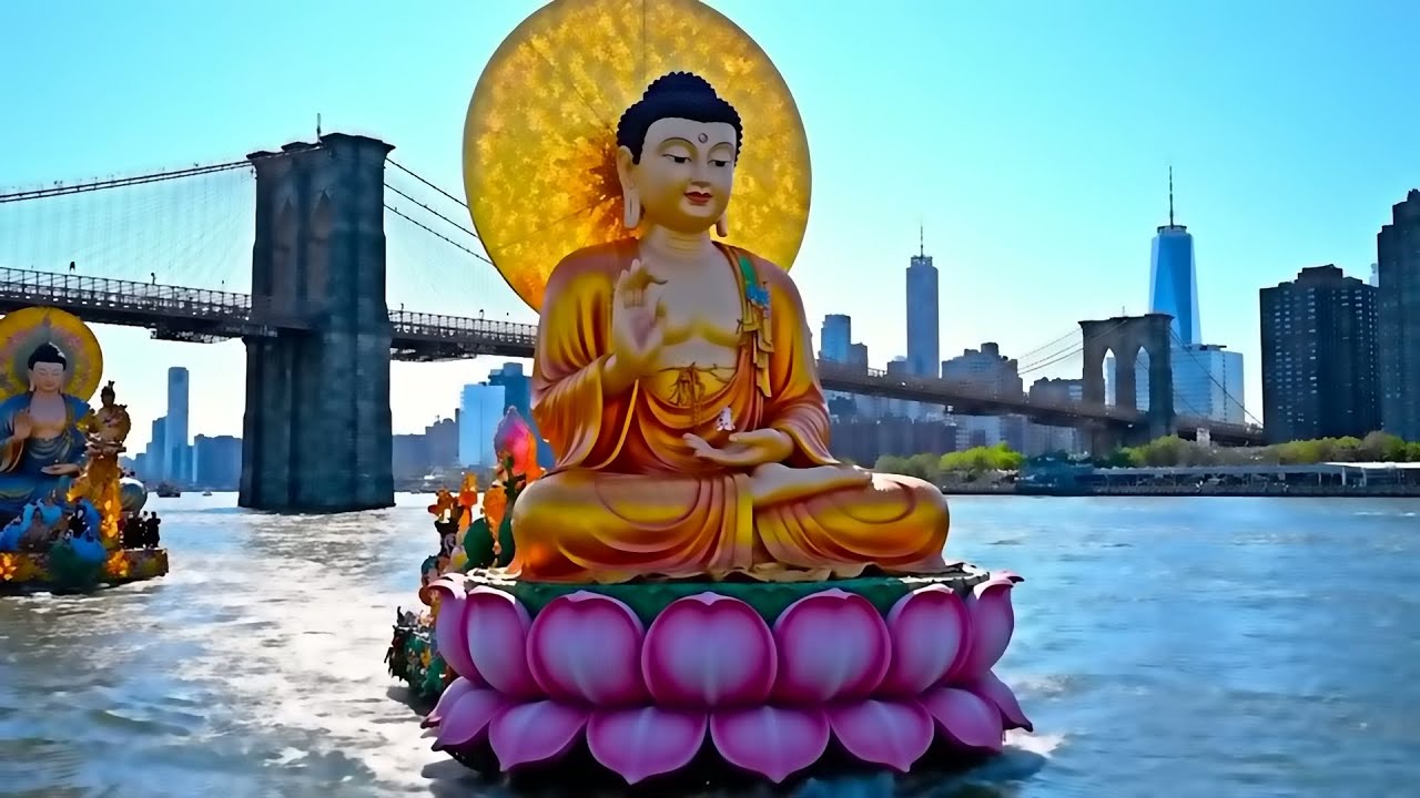CHẤN ĐỘNG 2026- Đại Lễ Vesak Lịch Sử : Tượng Phật Nổi Khổng Lồ 