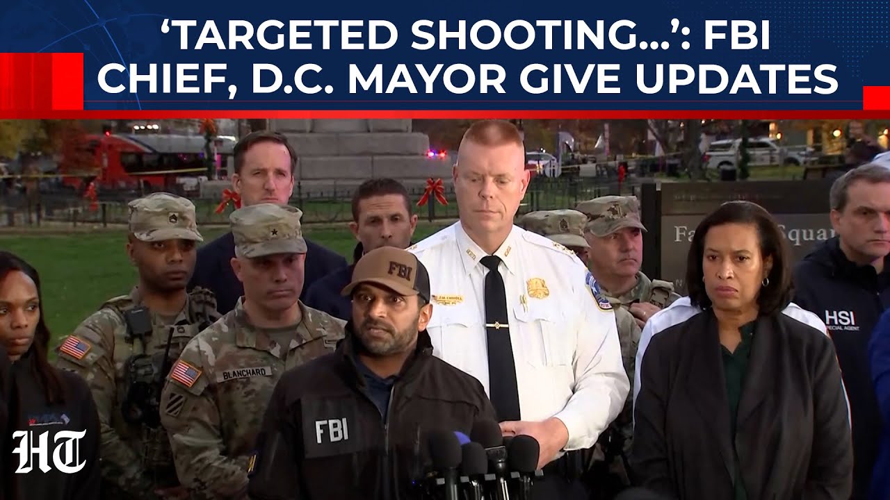 Shooting Near White House: FBI Chief Kash Patel, DC Mayor, Top Cop On How Nat&rsquo;l Guardsmen Were Shot