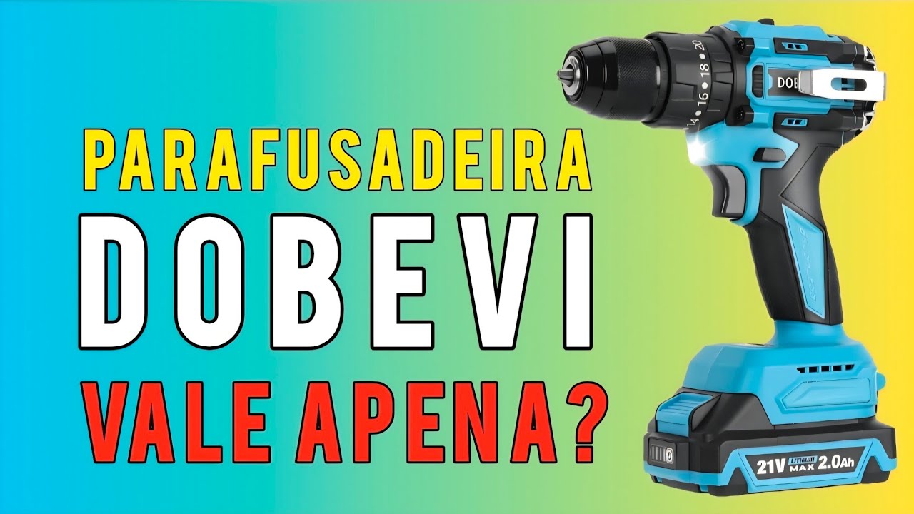 Parafusadeira Dobevi Com Motor Brushless e Função impacto | Unboxing e Teste Completo 