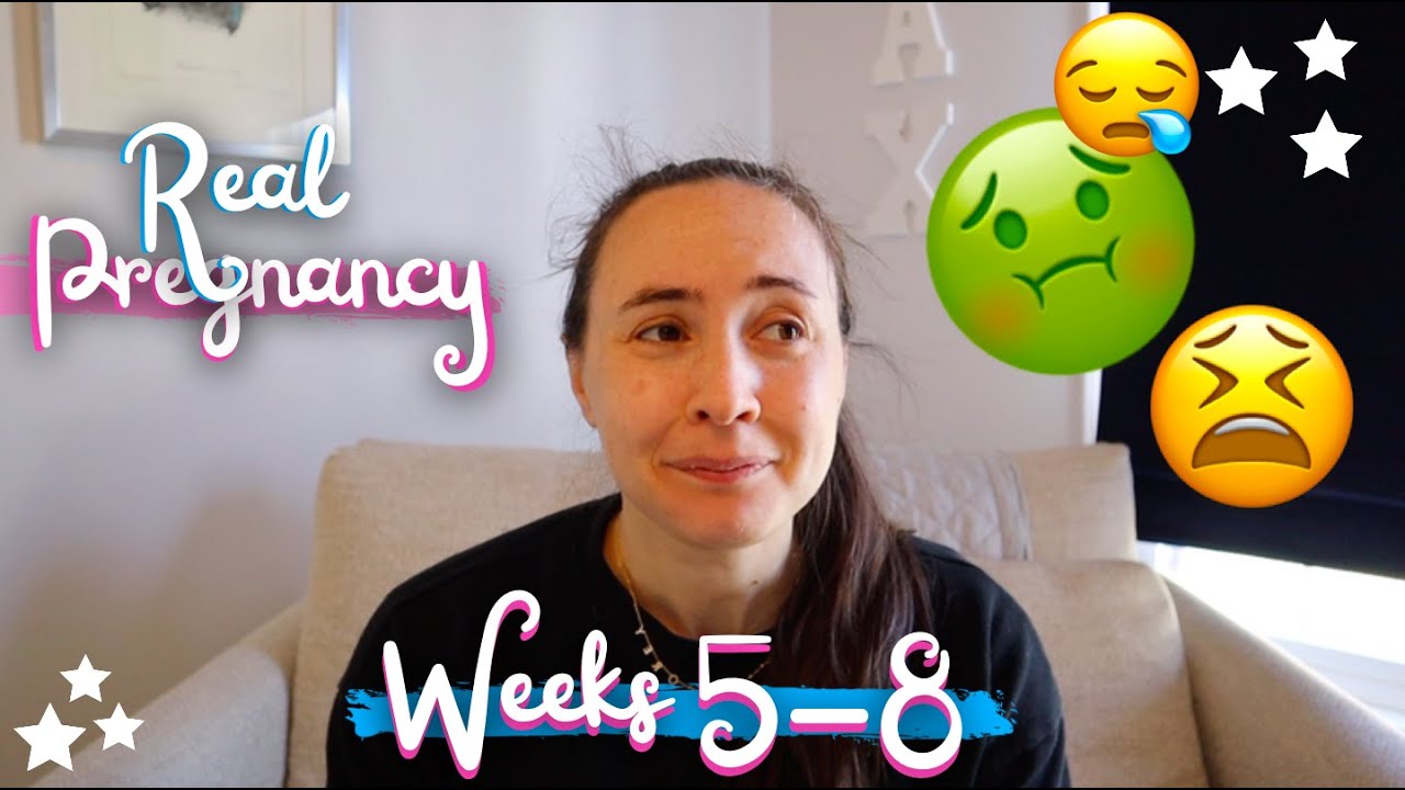 FEELING TERRIBLE MORNING SICKNESS Real Raw Pregnancy Weeks 5 - 8 [Early Pregnancy Diary]