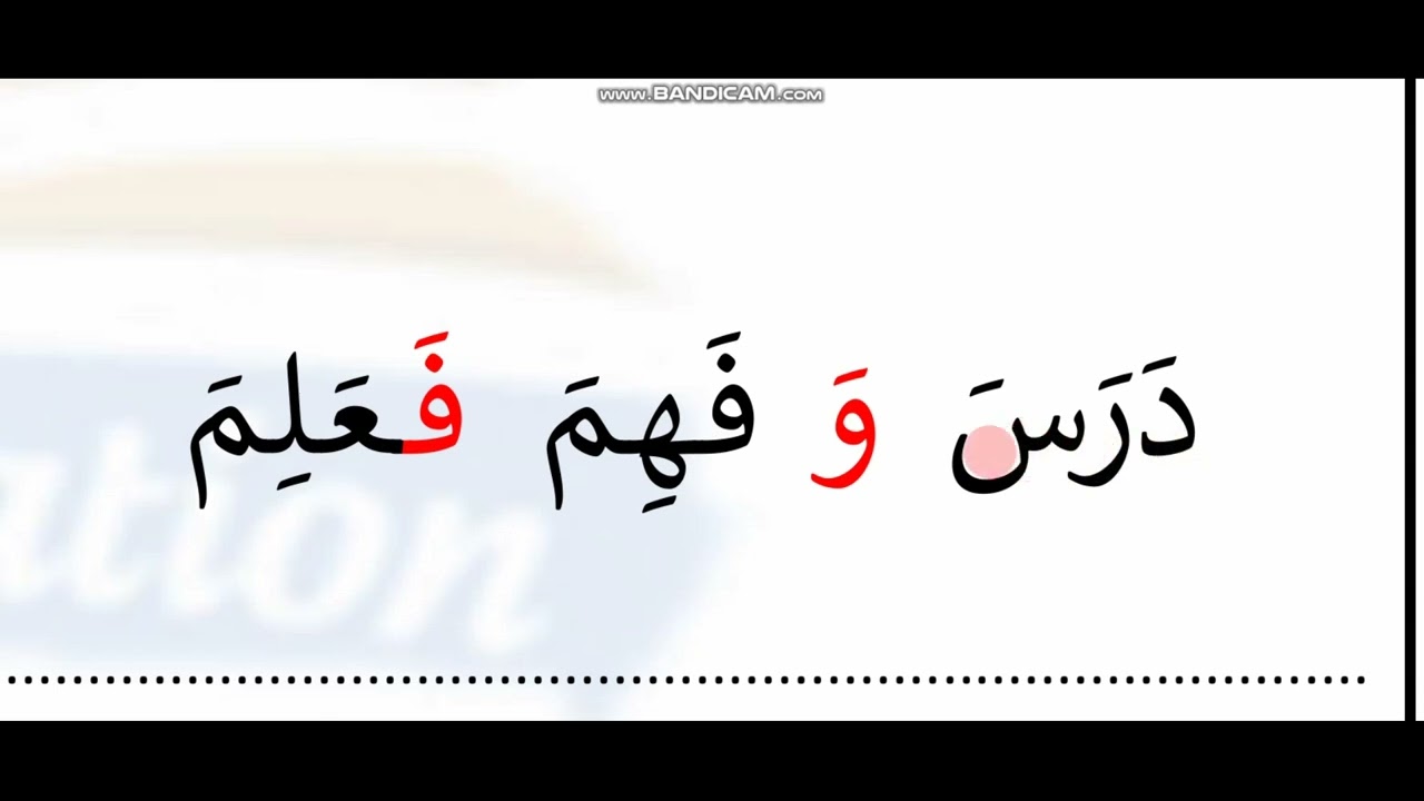 قراءة جمل سهلة مع حركتي الفتحة و الكسرة / تعليم القراءة