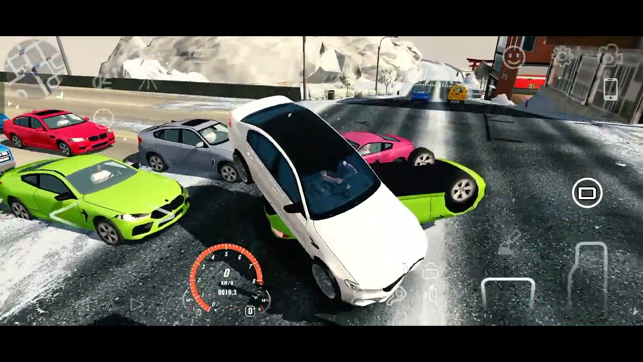 Baleset, autozás, drift, (első videón)