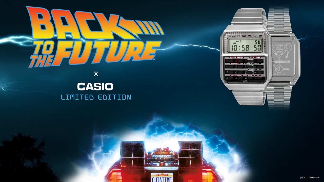 CASIO X BACK TO THE FUTURE