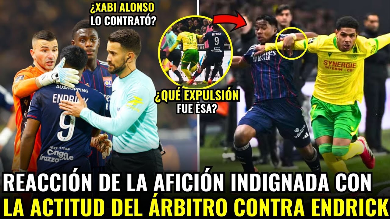 🚨¡GUAU! ¡MIREN LA INDIGNADA REACCIÓN DE LOS FANS ANTE LA RIDÍCULA EXPULSIÓN DE ENDRICK!