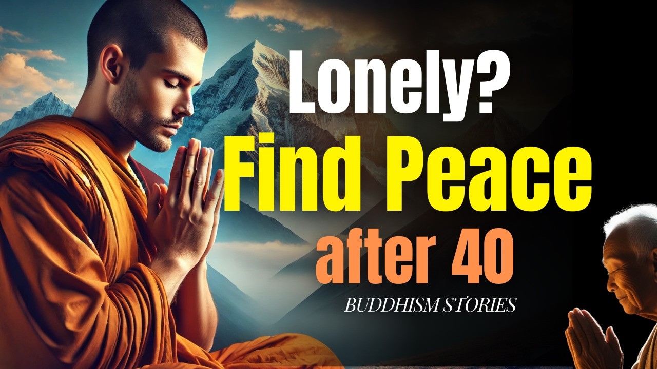 How to Rest in Silence After 40 — Buddhist Aging Wisdom That Heals Loneliness